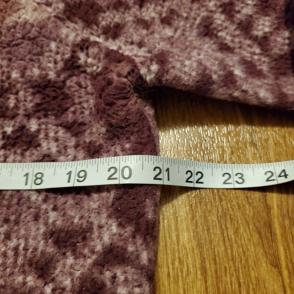 Vintage Columbia Fleece Jacket Women Large Purple Aztec Full Zip - Picture 6 of 7